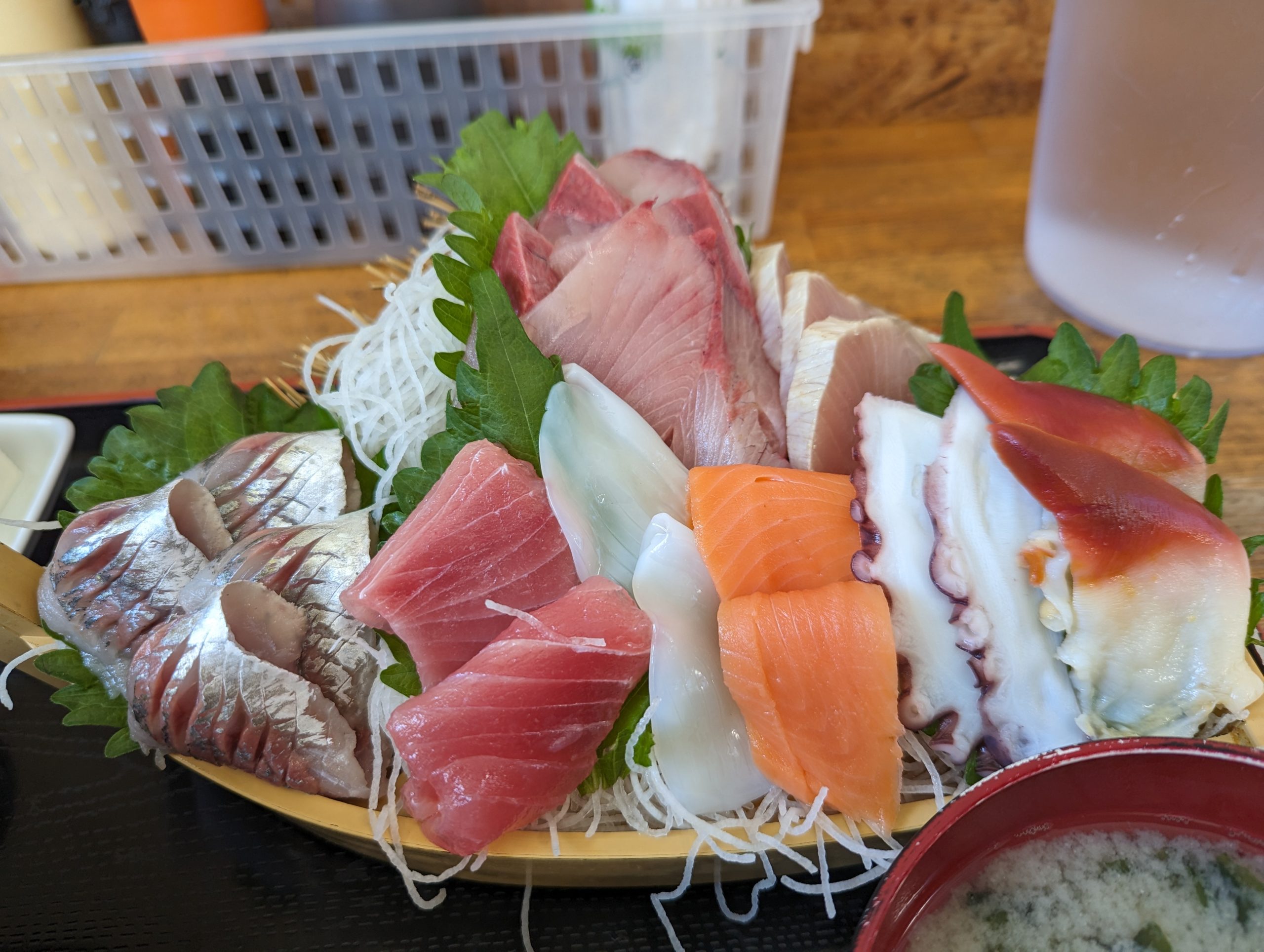 Sashimi set meal