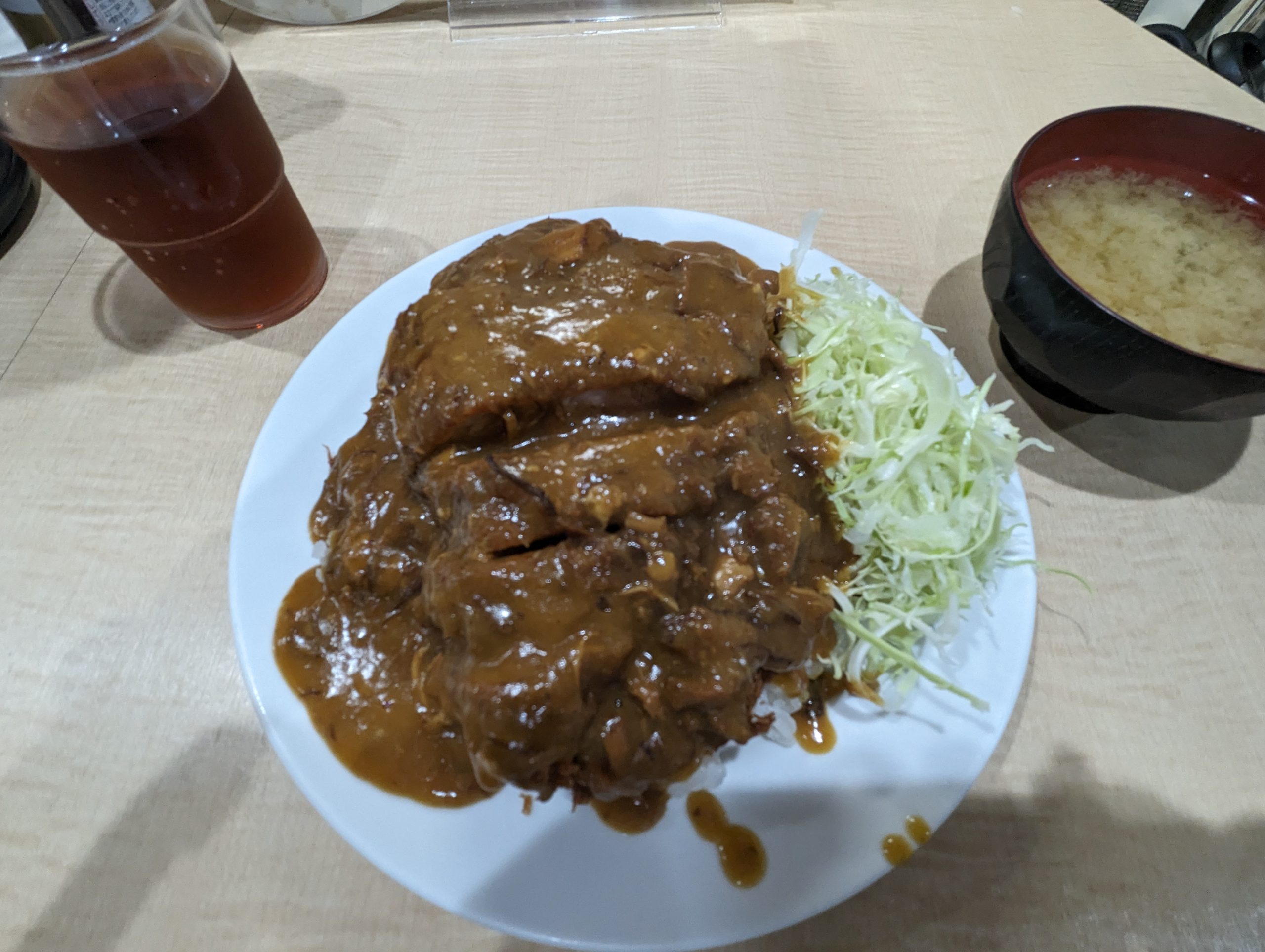Pork cutlet curry