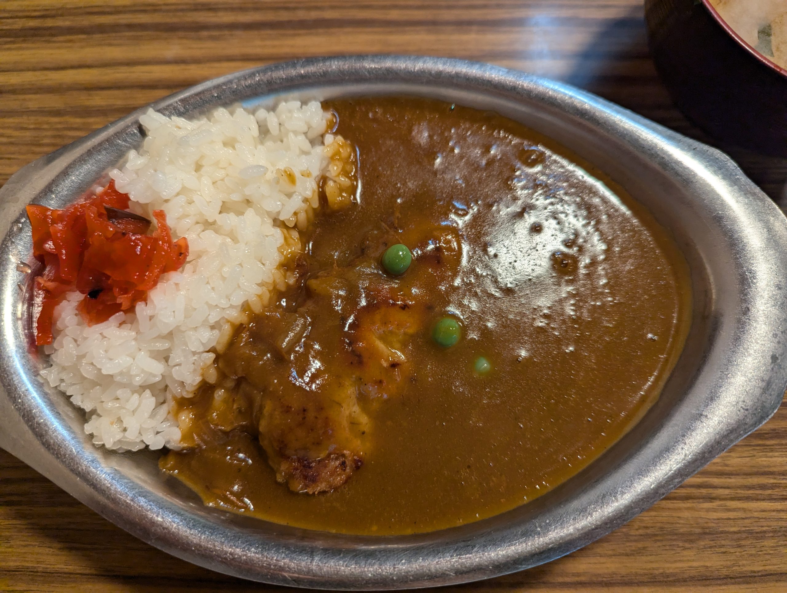 Curry rice at a Western restaurant