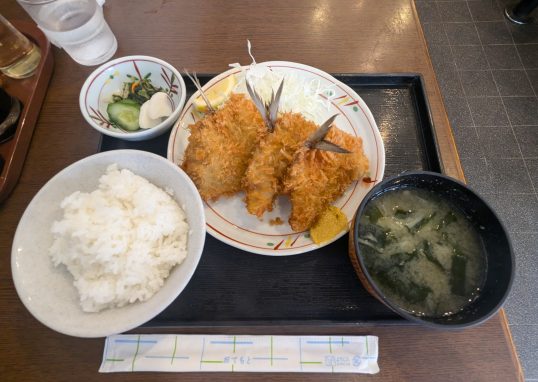 Fried horse mackerel