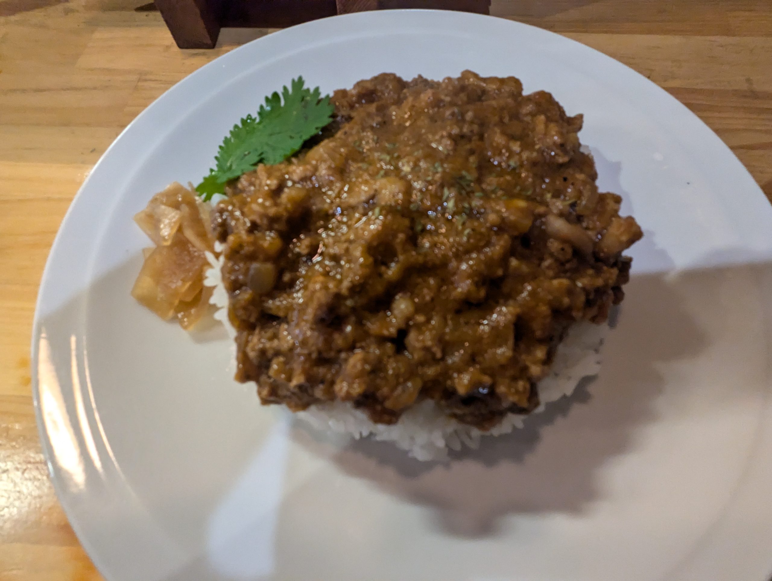 Special keema curry