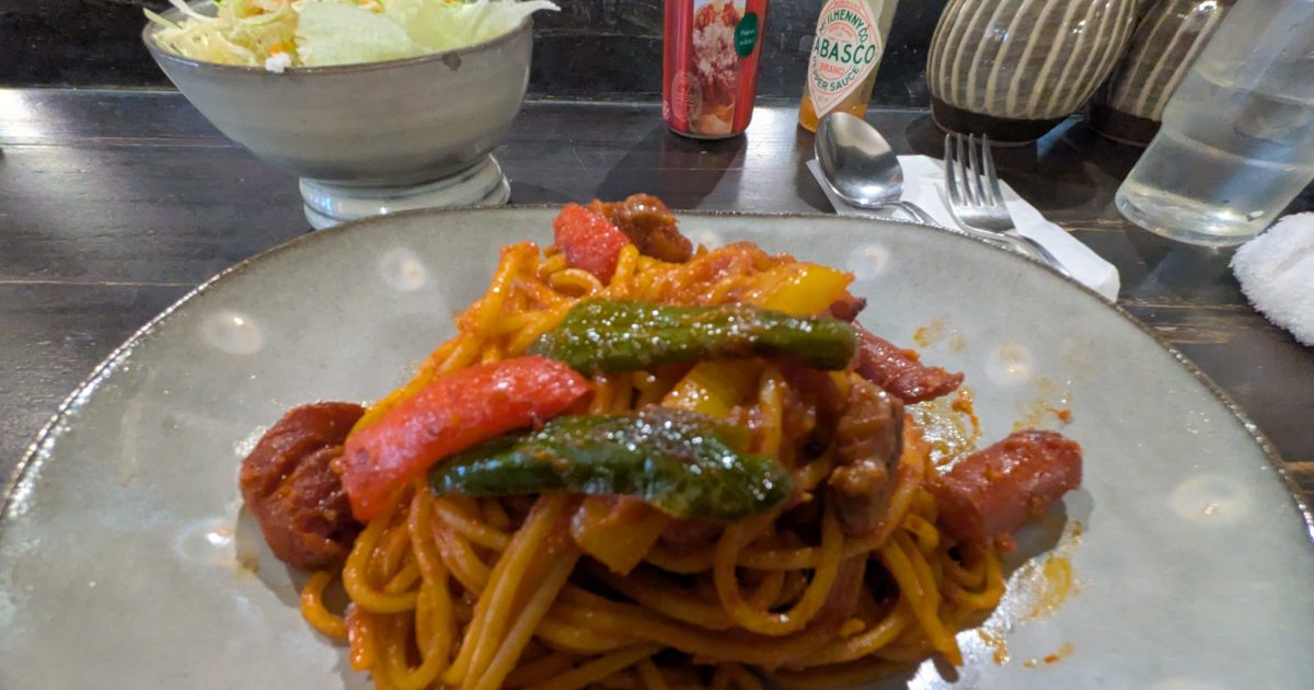 Neapolitan at a Tokyo coffee shop