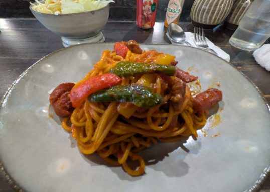 Neapolitan at a Tokyo coffee shop