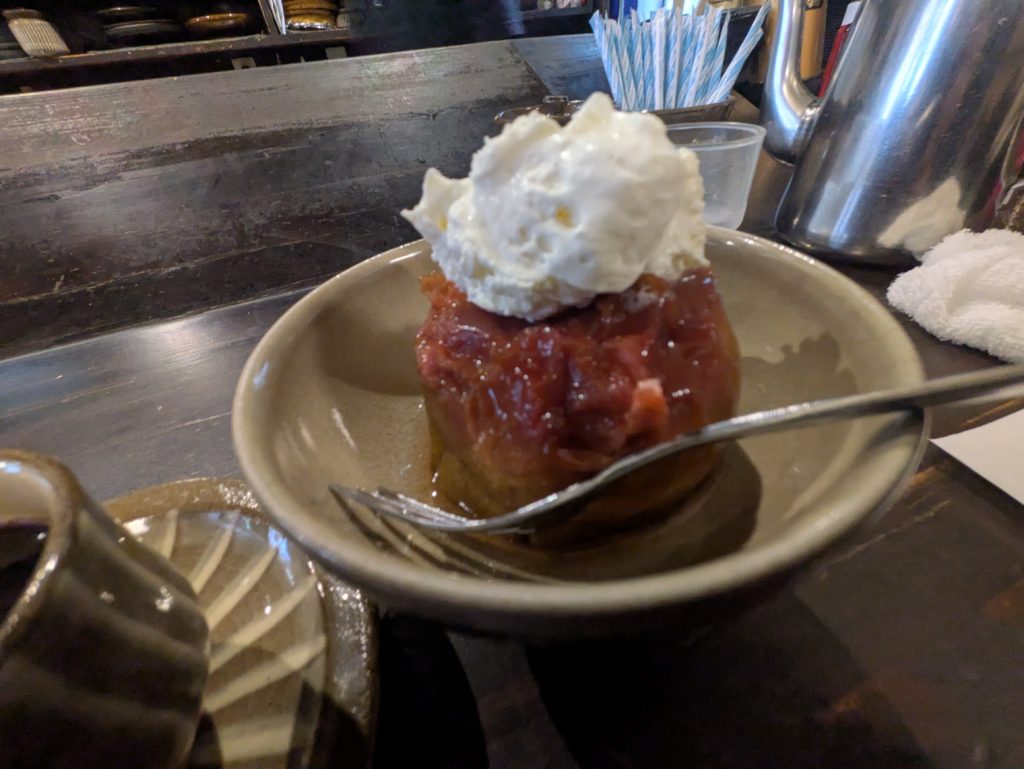 "Baked Apples" - A retro cafe dessert in Kichijoji, Tokyo